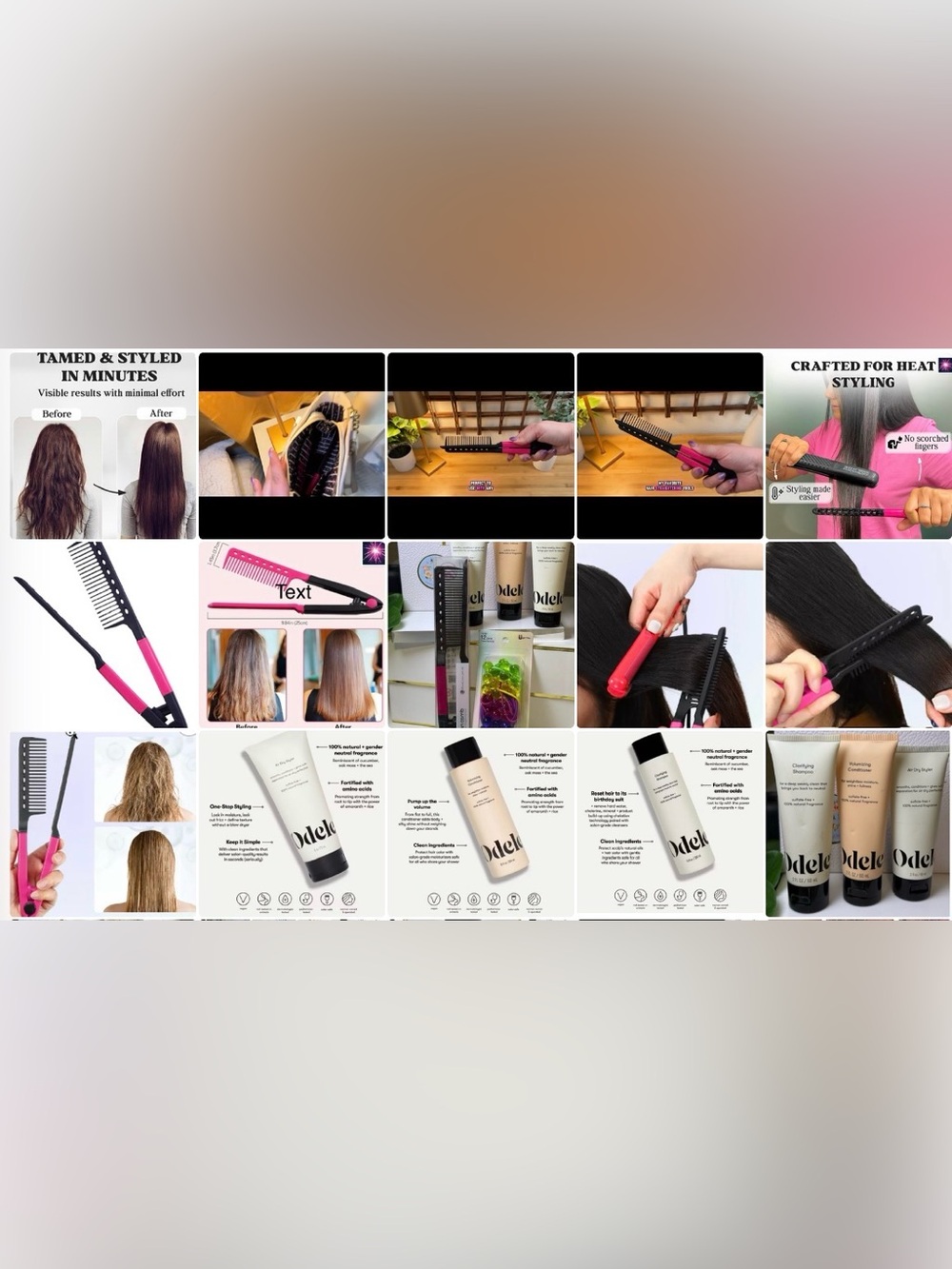 5pc Bundle - NEW / SEALED Odele, Scuni  & Tension Comb 5pc Bundle -NEW SEALED